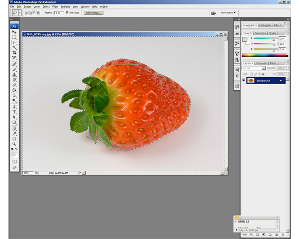 modyfikacja zaznaczenia